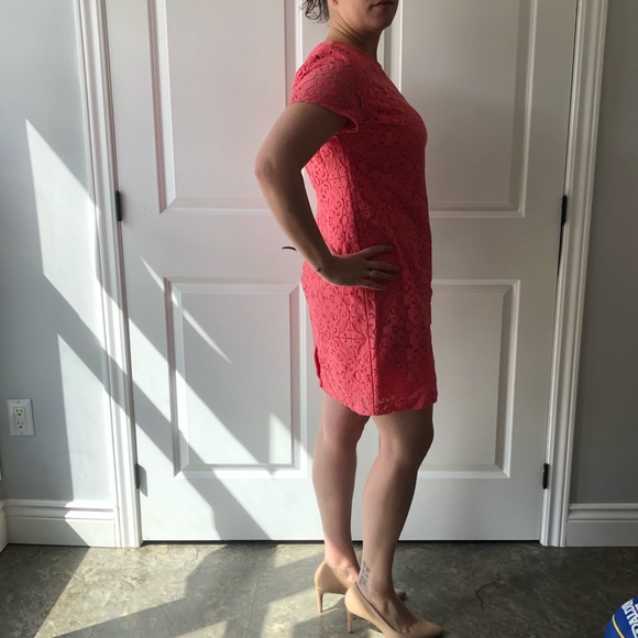 Coral Banana Republic Sheath Dress - Picture 3 of 5